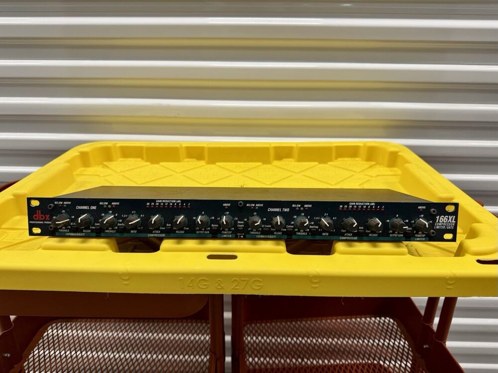 dbx 166XL Dual-Channel Compressor / Limiter / Gate (Made in USA)
